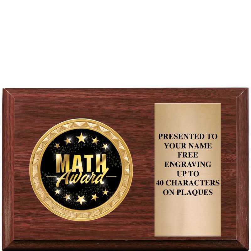 6" X 4" WOOD INSERT PLQ