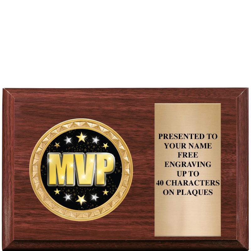 6" X 4" WOOD INSERT PLQ