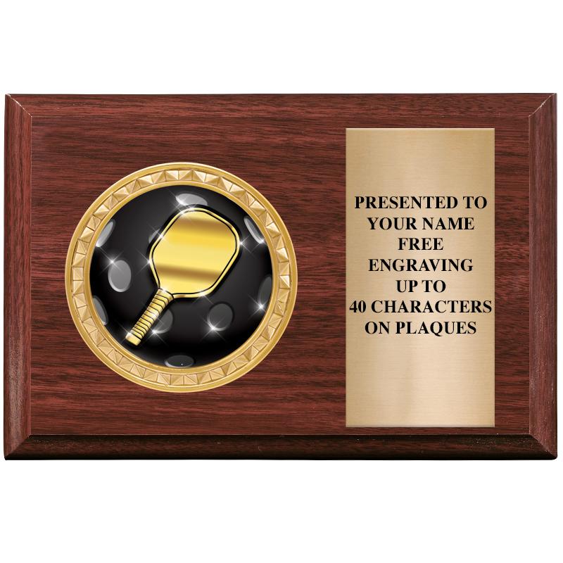 6" X 4" WOOD INSERT PLQ