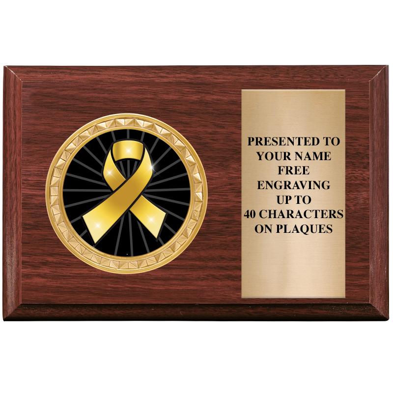 6" X 4" WOOD INSERT PLQ