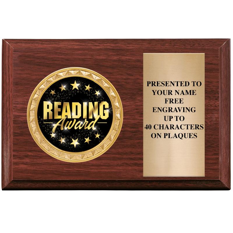 6" X 4" WOOD INSERT PLQ