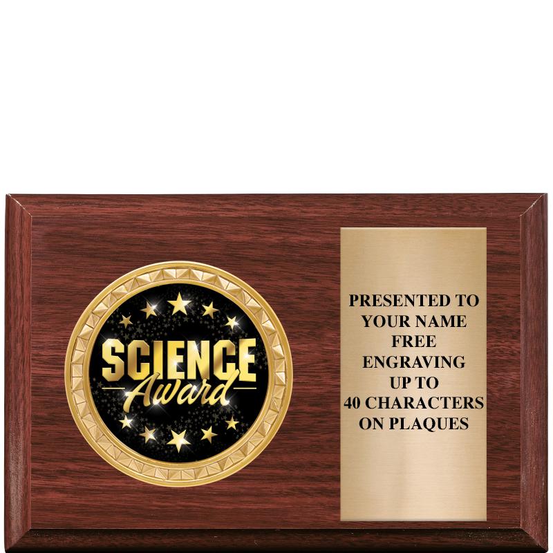 6" X 4" WOOD INSERT PLQ