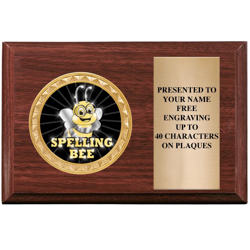 6" X 4" WOOD INSERT PLQ