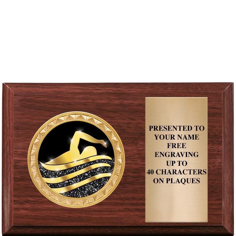 6" X 4" WOOD INSERT PLQ