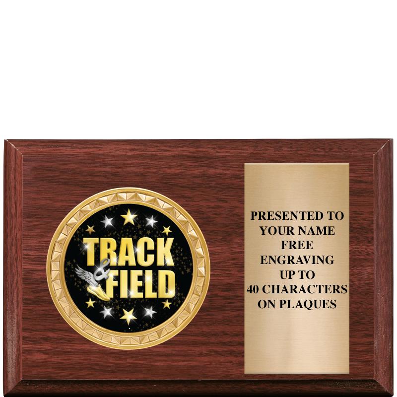 6" X 4" WOOD INSERT PLQ