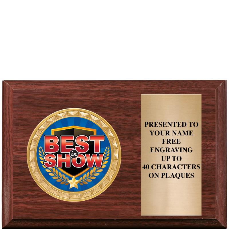 6" X 4" WOOD INSERT PLQ