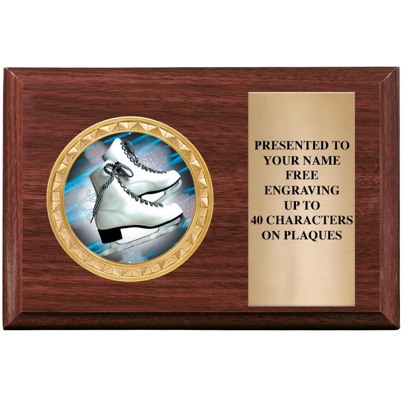 6" X 4" WOOD INSERT PLQ