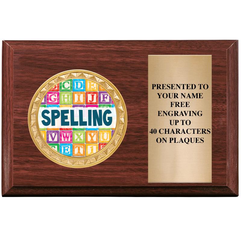 6" X 4" WOOD INSERT PLQ