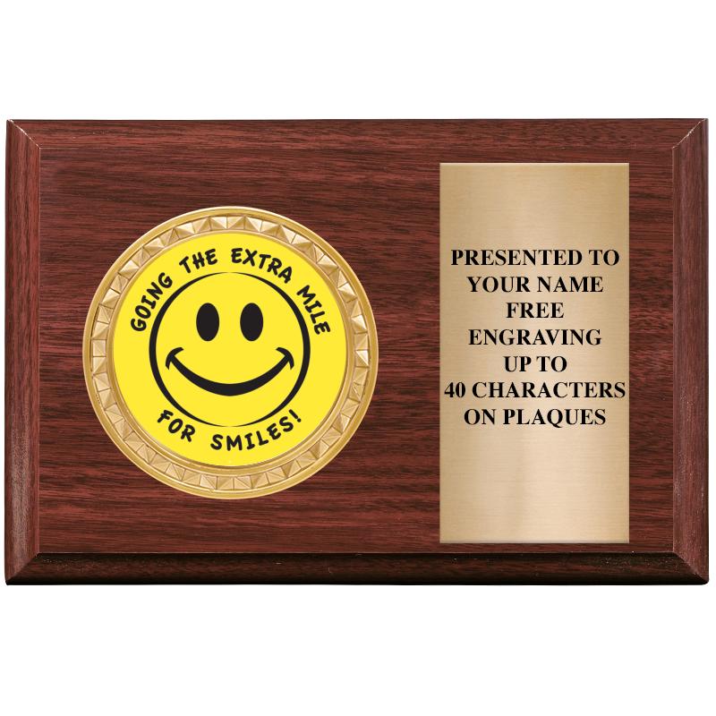 6" X 4" WOOD INSERT PLQ