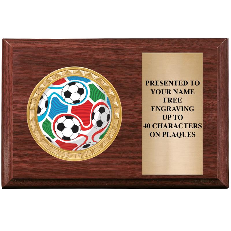 6" X 4" WOOD INSERT PLQ