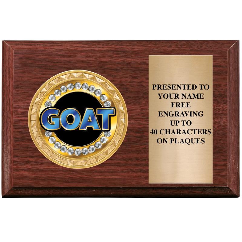 6" X 4" WOOD INSERT PLQ