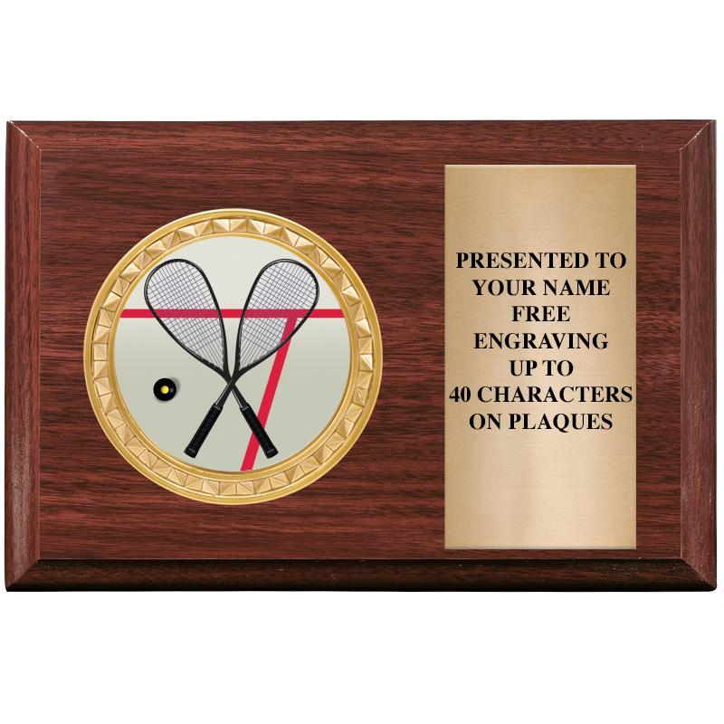 6" X 4" WOOD INSERT PLQ