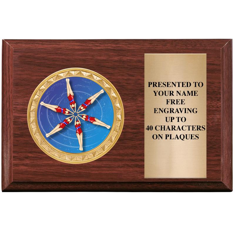 6" X 4" WOOD INSERT PLQ