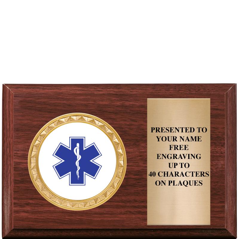 6" X 4" WOOD INSERT PLQ