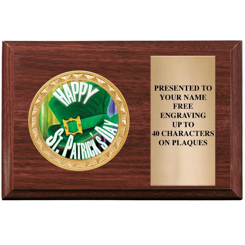 6" X 4" WOOD INSERT PLQ