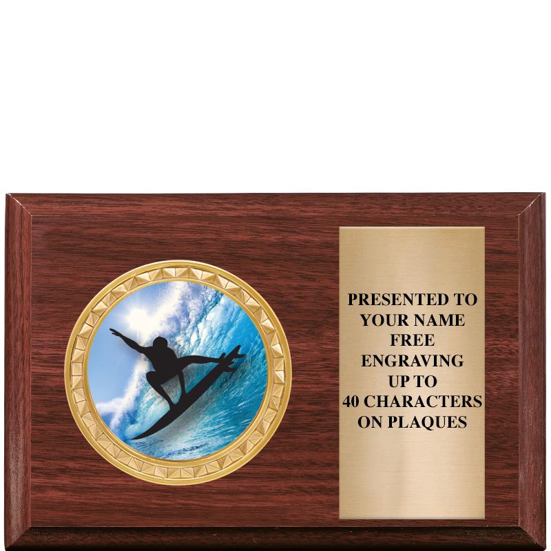 6" X 4" WOOD INSERT PLQ