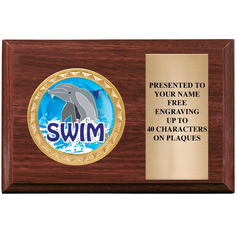 6" X 4" WOOD INSERT PLQ