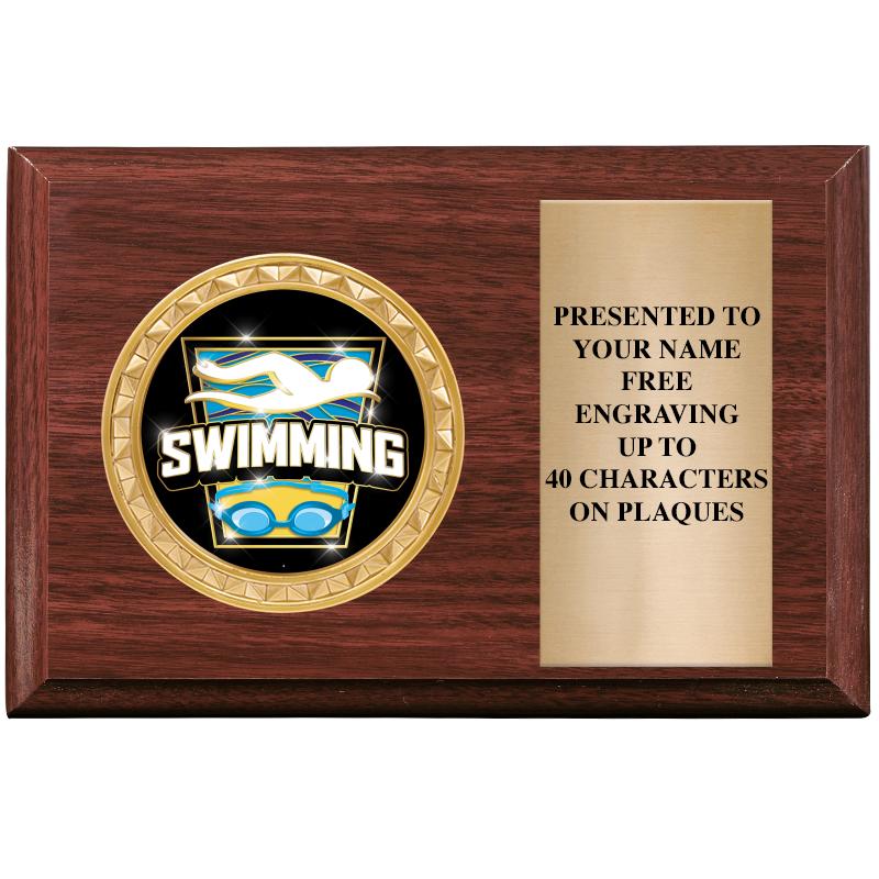 6" X 4" WOOD INSERT PLQ