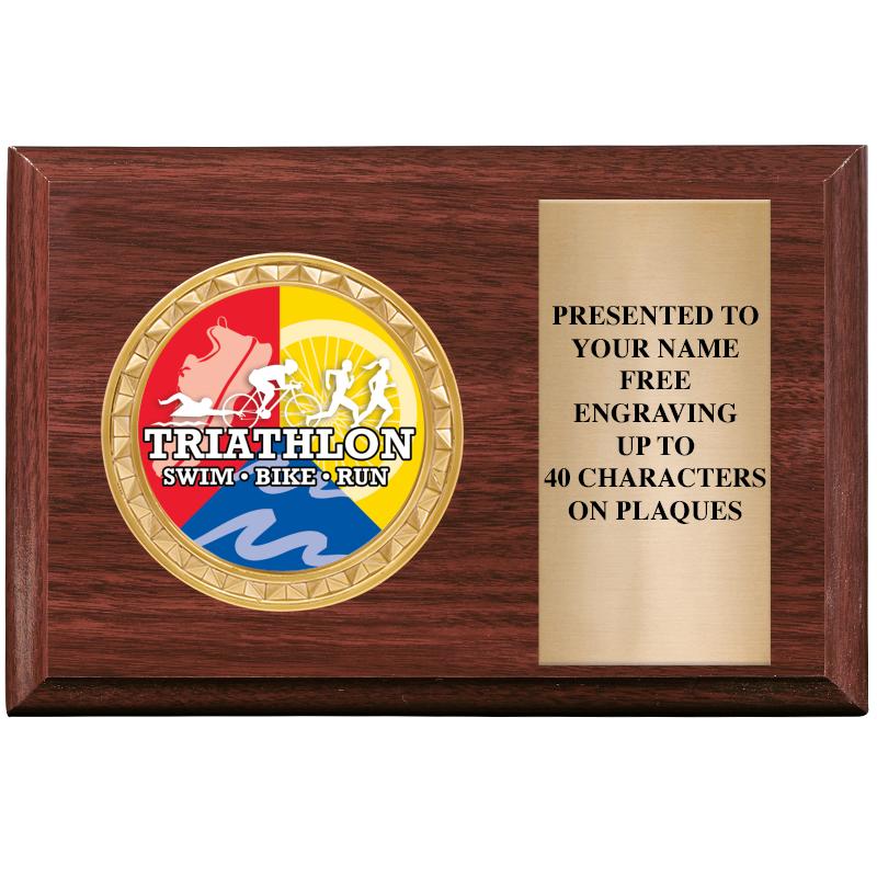 6" X 4" WOOD INSERT PLQ