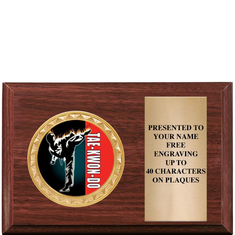 6" X 4" WOOD INSERT PLQ