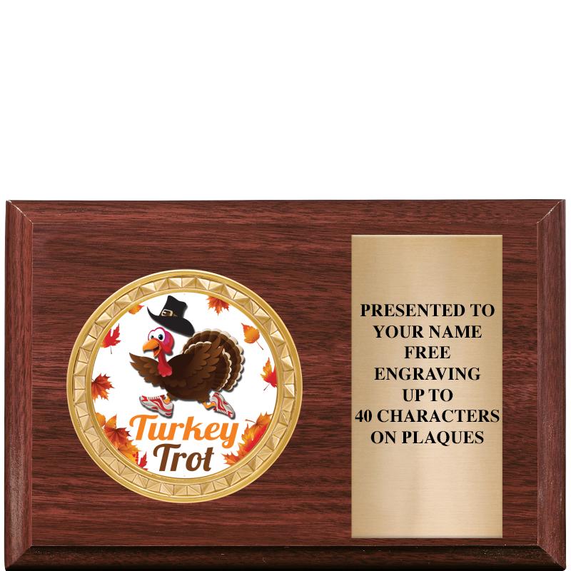 6" X 4" WOOD INSERT PLQ