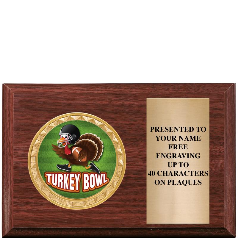 6" X 4" WOOD INSERT PLQ