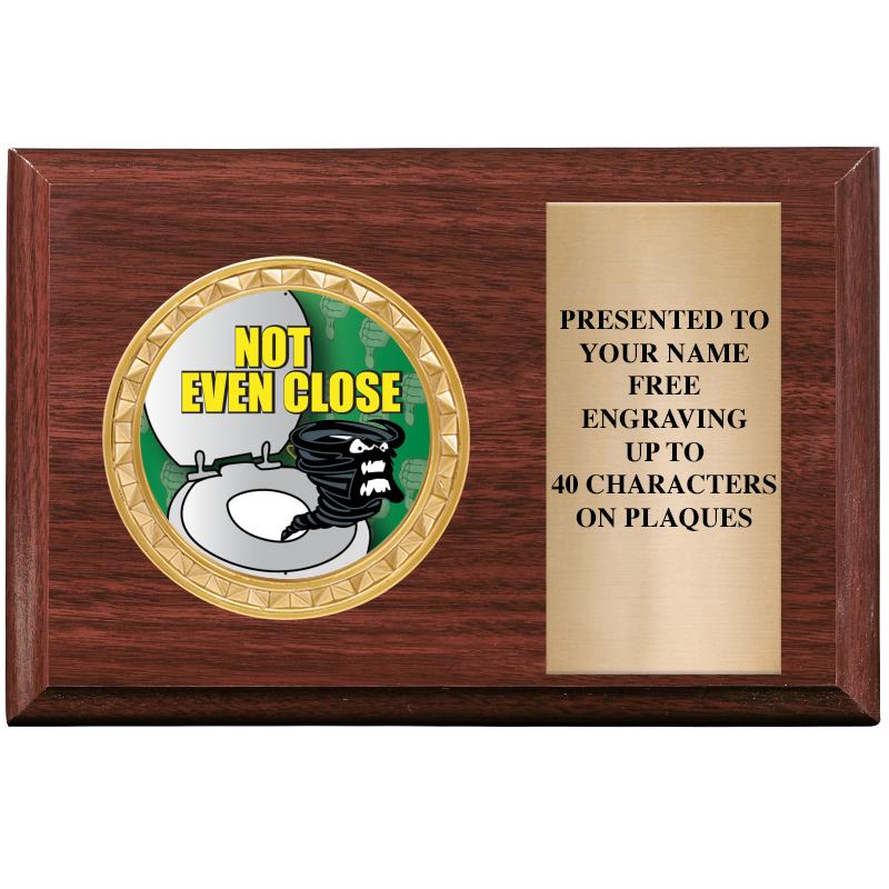 6" X 4" WOOD INSERT PLQ