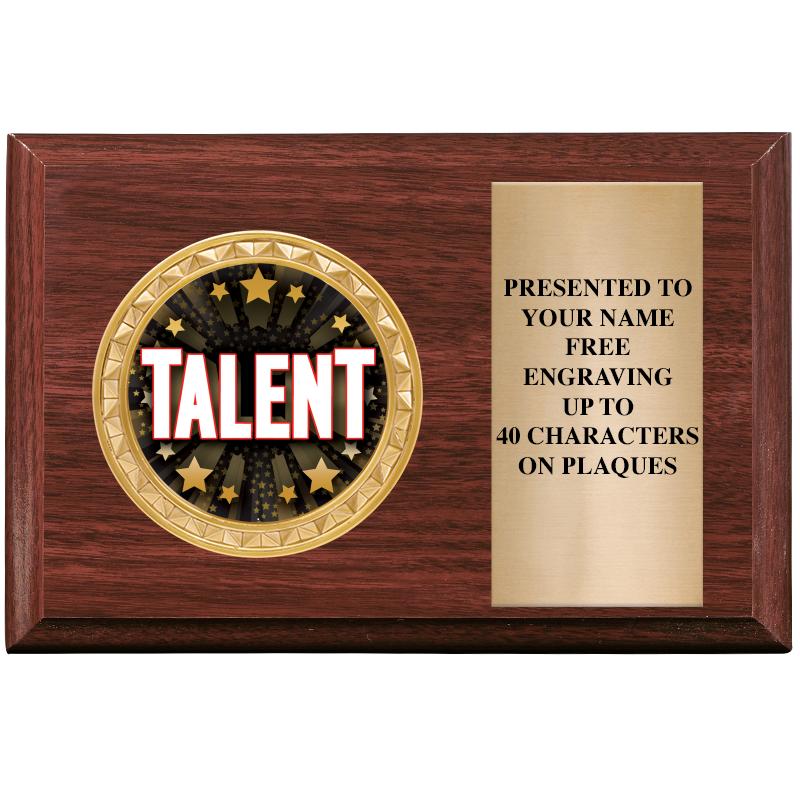 6" X 4" WOOD INSERT PLQ