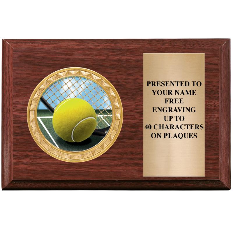 6" X 4" WOOD INSERT PLQ