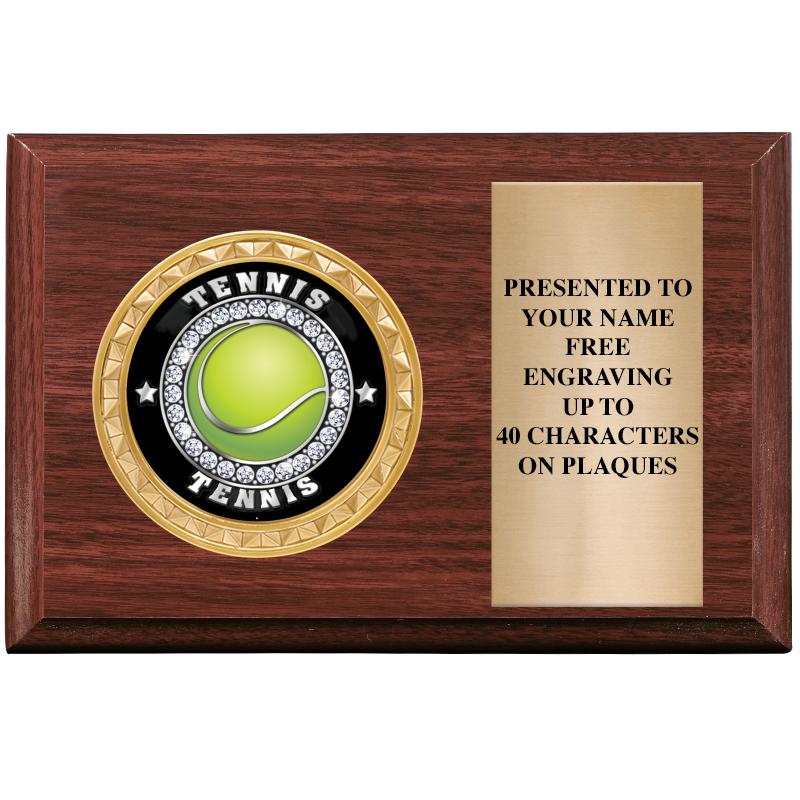 6" X 4" WOOD INSERT PLQ