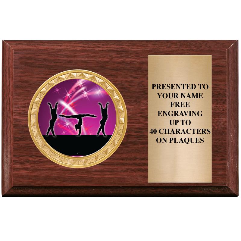 6" X 4" WOOD INSERT PLQ