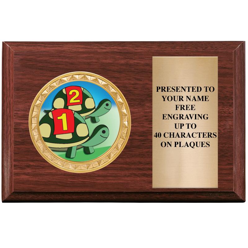 6" X 4" WOOD INSERT PLQ