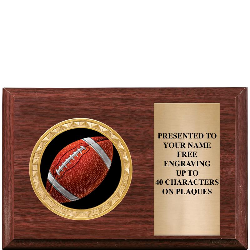 6" X 4" WOOD INSERT PLQ