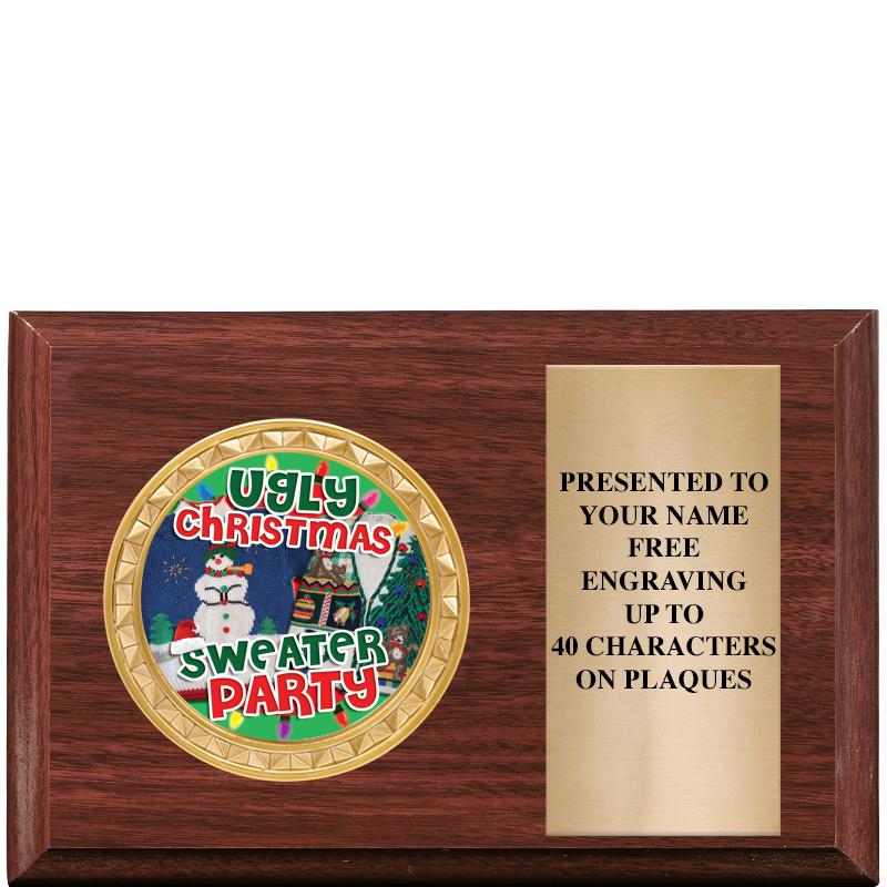 6" X 4" WOOD INSERT PLQ