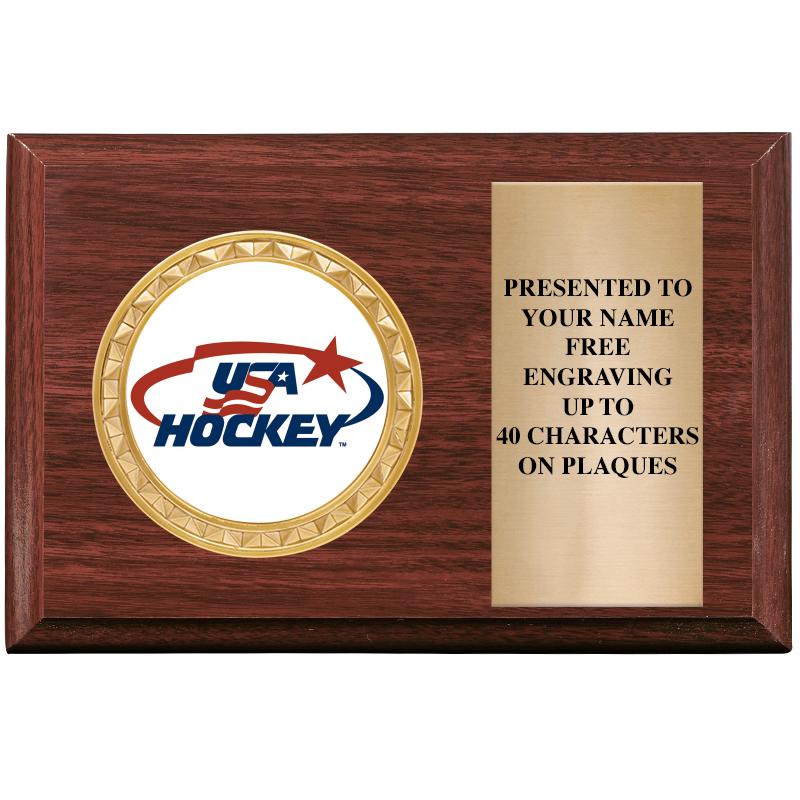 6" X 4" WOOD INSERT PLQ