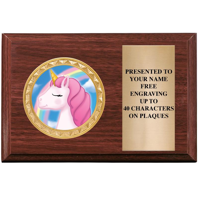 6" X 4" WOOD INSERT PLQ