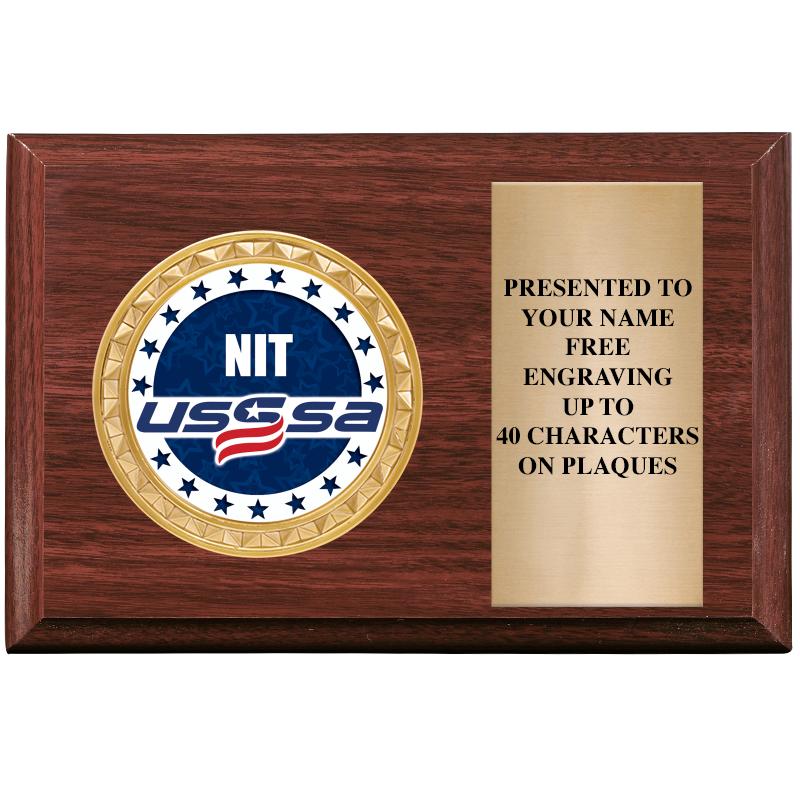6" X 4" WOOD INSERT PLQ