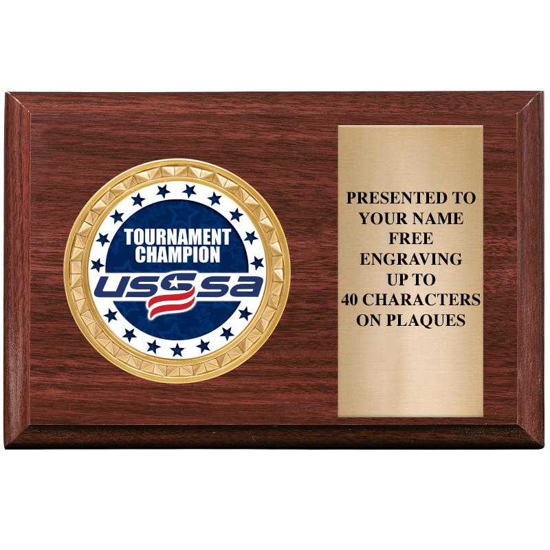 6" X 4" WOOD INSERT PLQ