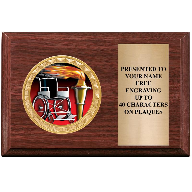 6" X 4" WOOD INSERT PLQ