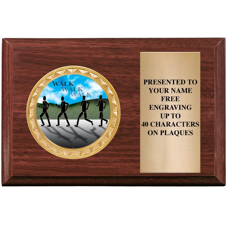 6" X 4" WOOD INSERT PLQ