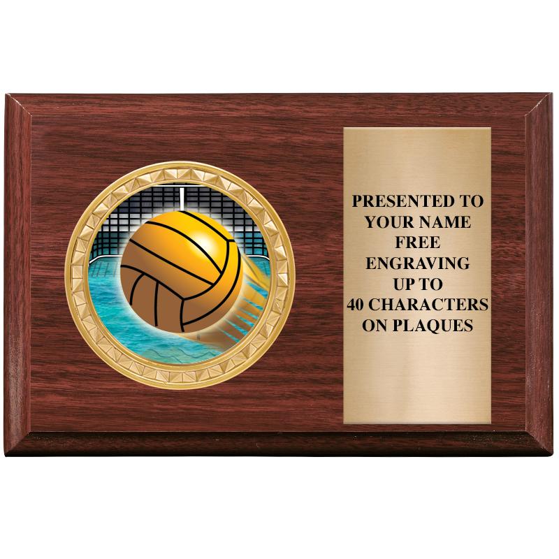 6" X 4" WOOD INSERT PLQ