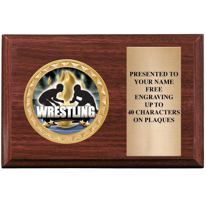 6" X 4" WOOD INSERT PLQ