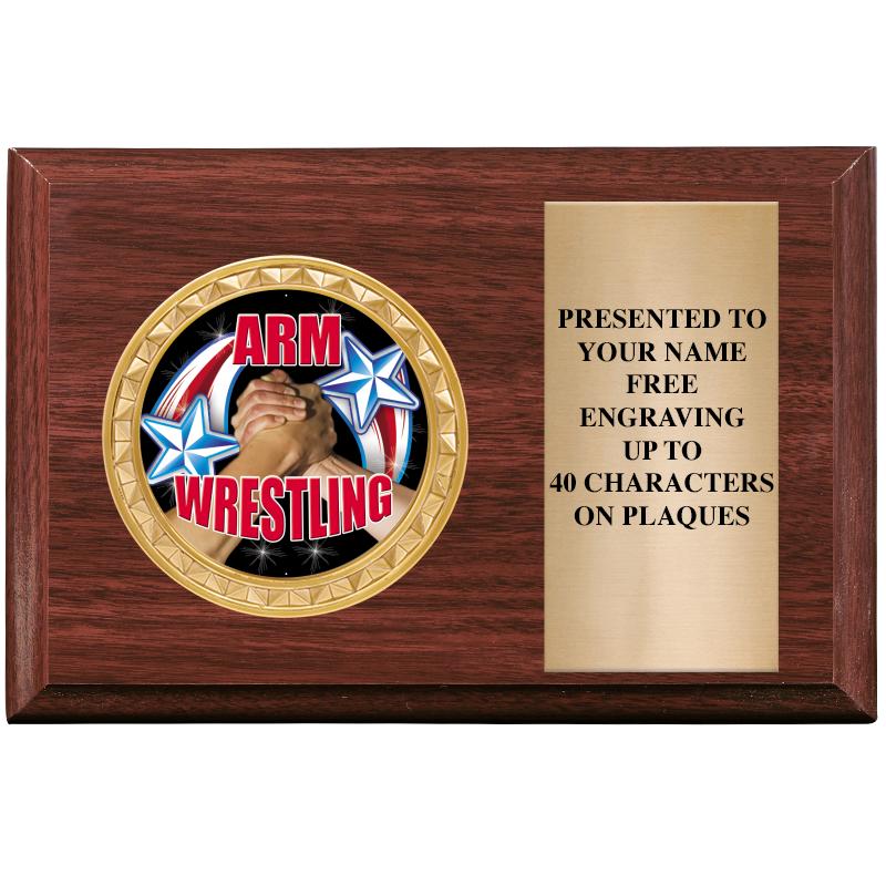 6" X 4" WOOD INSERT PLQ