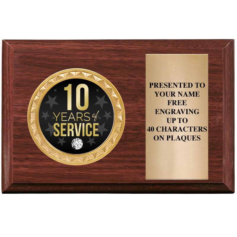 6" X 4" WOOD INSERT PLQ