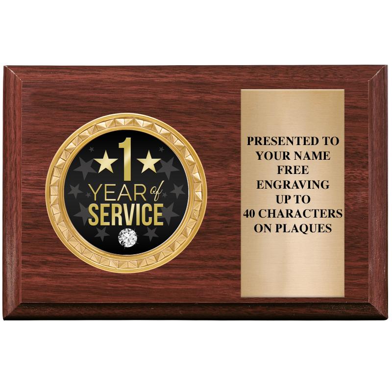 6" X 4" WOOD INSERT PLQ