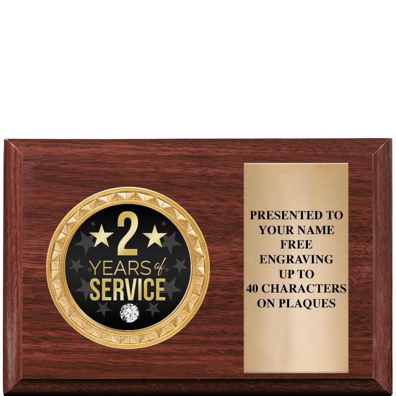 6" X 4" WOOD INSERT PLQ