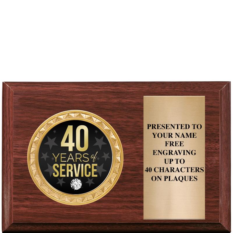 6" X 4" WOOD INSERT PLQ