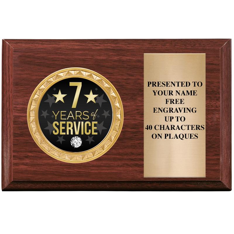 6" X 4" WOOD INSERT PLQ