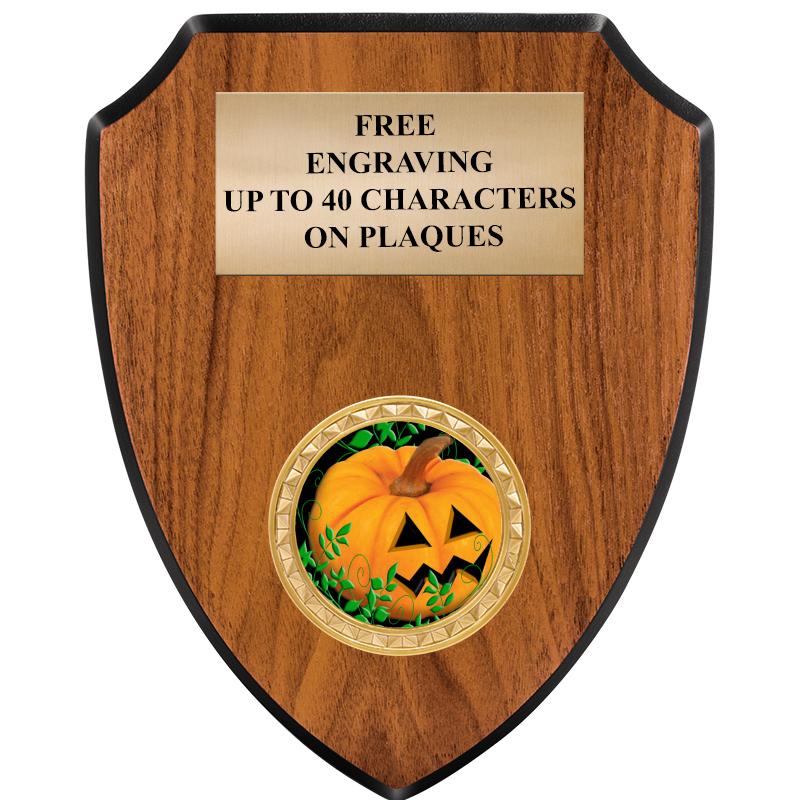 6"X7.5" WOOD SHIELD INSERT PLQ