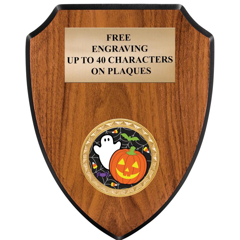 6"X7.5" WOOD SHIELD INSERT PLQ